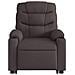Poltrona Alzapersona Reclinante Elettrica Marrone Scuro Tessuto - Foto miniatura 9