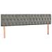 Giroletto a Molle con Materasso Grigio Chiaro 200x200cm Velluto - Foto miniatura 6