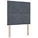 Letto Box Spring con Materasso e Panca Grigio Scuro 90x200 cm Velluto - Foto miniatura 7