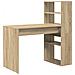 Scrivania con Storage Rovere Sonoma 113x54x120 cm Legno Ingegnerizzato - Foto miniatura 1