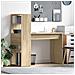 Scrivania con Storage Rovere Sonoma 113x54x120 cm Legno Ingegnerizzato - Foto miniatura 2