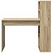 Scrivania con Storage Rovere Sonoma 113x54x120 cm Legno Ingegnerizzato - Foto miniatura 4
