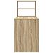 Scrivania con Storage Rovere Sonoma 113x54x120 cm Legno Ingegnerizzato - Foto miniatura 5