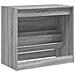 Scarpiera Grigio Sonoma 80x42x69 cm in Legno Multistrato - Foto miniatura 7