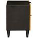 Comodino con cassetto 2 pcs Nero e Oro 40 x 33.5 x 46 cm - Foto miniatura 5