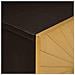 Comodino con cassetto 2 pcs Nero e Oro 40 x 33.5 x 46 cm - Foto miniatura 7