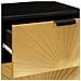 Comodino con cassetto 2 pcs Nero e Oro 40 x 33.5 x 46 cm - Foto miniatura 8