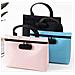 Grande Borsa Con Serratura A Combinazione - Organizer Sicuro In Poliestere Per Documenti Blue - Foto miniatura 4