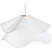 Lampadario Pungwe Tessuto Bianco - Foto miniatura 2