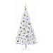 Albero di Natale artificiale Bianco 120 cm PVC e Acciaio - Foto miniatura 3