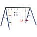 Set Gioco da Esterno con Altalene Trapezio e Scala - Foto miniatura 1