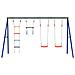 Set Gioco da Esterno con Altalene Trapezio e Scala - Foto miniatura 3