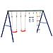 Set Gioco da Esterno con Altalene Trapezio e Scala - Foto miniatura 5