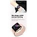 Smartwatch Beige Con Monitoraggio Della Salute E Chiamata Bluetooth - Non Per Uso Medico Beige - Foto miniatura 2