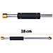 Set Di Lance E Ugelli Per Idropulitrice - 7 Lance (6 Dritte + 1 A 90°) + 6 Ugelli, Pressione Max 250 Bar, Lunghezza Totale 2,6 M, Sgancio Rapido 1/4"" - Foto miniatura 4