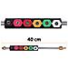 Set Di Lance E Ugelli Per Idropulitrice - 7 Lance (6 Dritte + 1 A 90°) + 6 Ugelli, Pressione Max 250 Bar, Lunghezza Totale 2,6 M, Sgancio Rapido 1/4"" - Foto miniatura 5