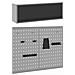 Set di armadi per attrezzi con lo scaffale 3 pcs Nero - Foto miniatura 6