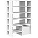 Mobile per scarpe 2 pcs Bianco Legno multistrato - Foto miniatura 5