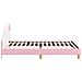 Struttura letto bambini con testata Rosa 80 x 200 cm PU - Foto miniatura 6