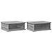 Comodino 2 pcs Grigio Sonoma 40 x 31 x 15 cm Legno multistrato - Foto miniatura 1