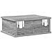 Comodino 2 pcs Grigio Sonoma 40 x 31 x 15 cm Legno multistrato - Foto miniatura 8