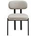 Set Di 2 Sedie Royan-grigio-tessuto-53x50x80,5 Cm - Foto miniatura 2