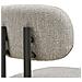 Set Di 2 Sedie Royan-grigio-tessuto-53x50x80,5 Cm - Foto miniatura 5