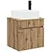 Mobile lavabo da parete Rovere Artigianale 49 x 41 x 63 cm - Foto miniatura 1