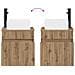 Mobile lavabo da parete Rovere Artigianale 49 x 41 x 63 cm - Foto miniatura 6