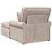 Chaise Longe con Gonna con cuscino Beige 157 x 91 x 91 cm ARES - Foto miniatura 6