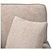 Chaise Longe con Gonna con cuscino Beige 157 x 91 x 91 cm ARES - Foto miniatura 9