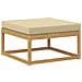 Set di divani da esterno 7 pcs Bianco e Beige - Foto miniatura 4