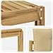 Set di divani da esterno 7 pcs Bianco e Beige - Foto miniatura 7