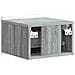 Mobiletto da notte a muro 2 pcs Grigio Sonoma 33 x 34,5 x 24 cm - Foto miniatura 7