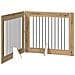 Cancello per cani pieghevole con supporti 2 pcs 200,5 cm - Foto miniatura 1
