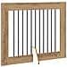 Cancello per cani pieghevole con supporti 2 pcs 200,5 cm - Foto miniatura 4