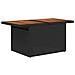 Set Divano da Giardino con archiviazione 9 pcs Nero Poly Rattan - Foto miniatura 8