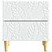 Comodino Bianco 43 x 34,5 x 48 cm Legno ingegnerizzato - Foto miniatura 3