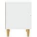 Comodino Bianco 43 x 34,5 x 48 cm Legno ingegnerizzato - Foto miniatura 4