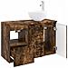 Set di mobili per il bagno 2 pz Rovere Fumo - Foto miniatura 4