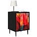 Armadio da Notte HEESCH Rovere Nero 36 x 33 x 51 cm - Foto miniatura 3