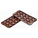 Stampo cioccolato macaron easy choc 35x30mm h. 16mm 112.5ml silicone - Foto miniatura 1