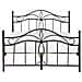 Letto Matrimoniale In Metallo Nero 160x200 Cm Antlia - Foto miniatura 18