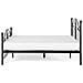 Letto Matrimoniale In Metallo Nero 160x200 Cm Antlia - Foto miniatura 2
