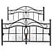 Letto Matrimoniale In Metallo Nero 160x200 Cm Antlia - Foto miniatura 21