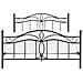 Letto Matrimoniale In Metallo Nero 160x200 Cm Antlia - Foto miniatura 29