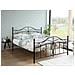 Letto Matrimoniale In Metallo Nero 160x200 Cm Antlia - Foto miniatura 20