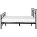 Letto Matrimoniale In Metallo Nero 160x200 Cm Antlia - Foto miniatura 10