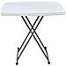 Tavolo Pieghevole Regolabile, Tavolo Compatto E Pieghevole, 76 X 50 X 51/63/74 Cm, Bianco, Materiale: Hdpe, Acciaio - Foto miniatura 4