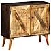 Credenza In Legno Massello Di Mango 85x30x75 Cm - Foto miniatura 3